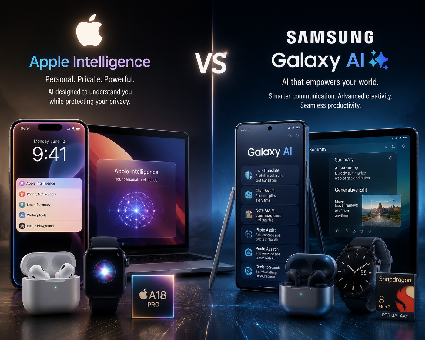 Apple AI vs Samsung AI: Two Different Visions of the Intelligent Smartphone Future