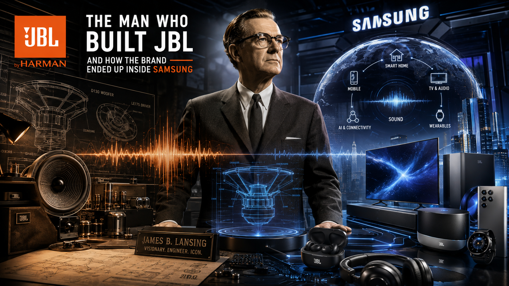 The Man Who Built JBL — and How the Brand Ended Up Inside Samsung