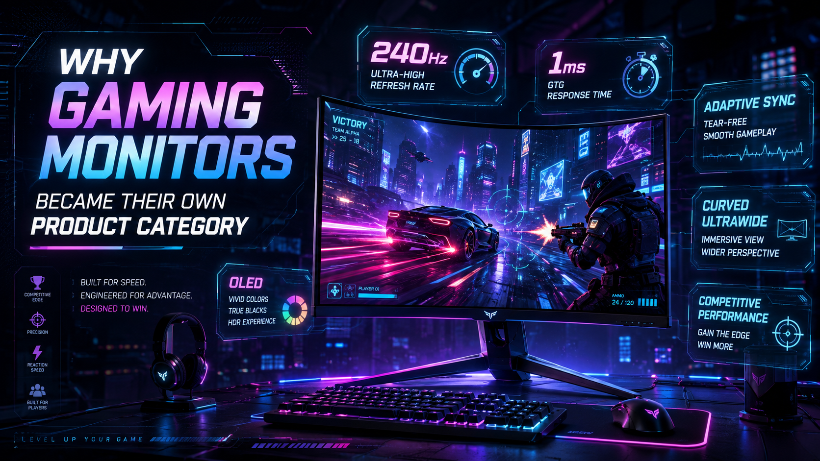 Why Gaming Monitors Became Their Own Product Category
