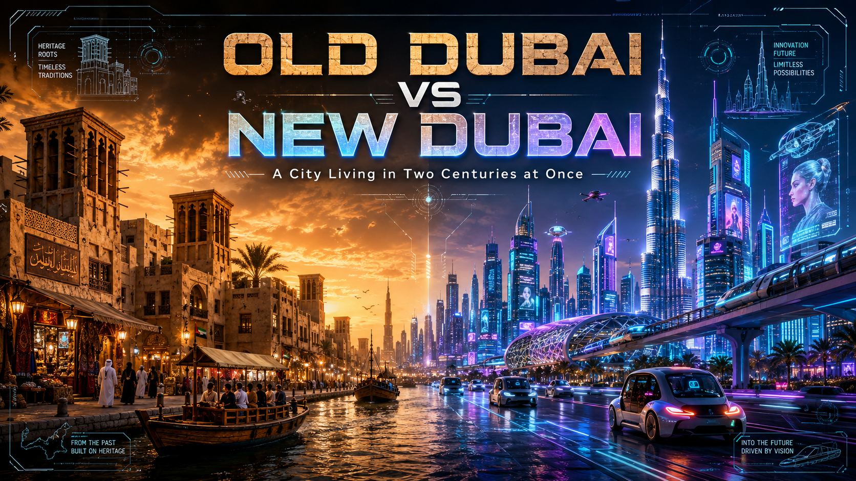 Old Dubai vs New Dubai: A City Living in Two Centuries at Once